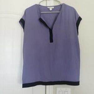 Coldwater Creek purple blouse size large